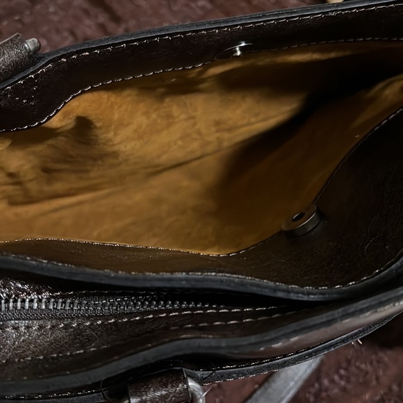 Patricia Nash Turquoise Tooled Tote Large leather - Picture 8 of 12